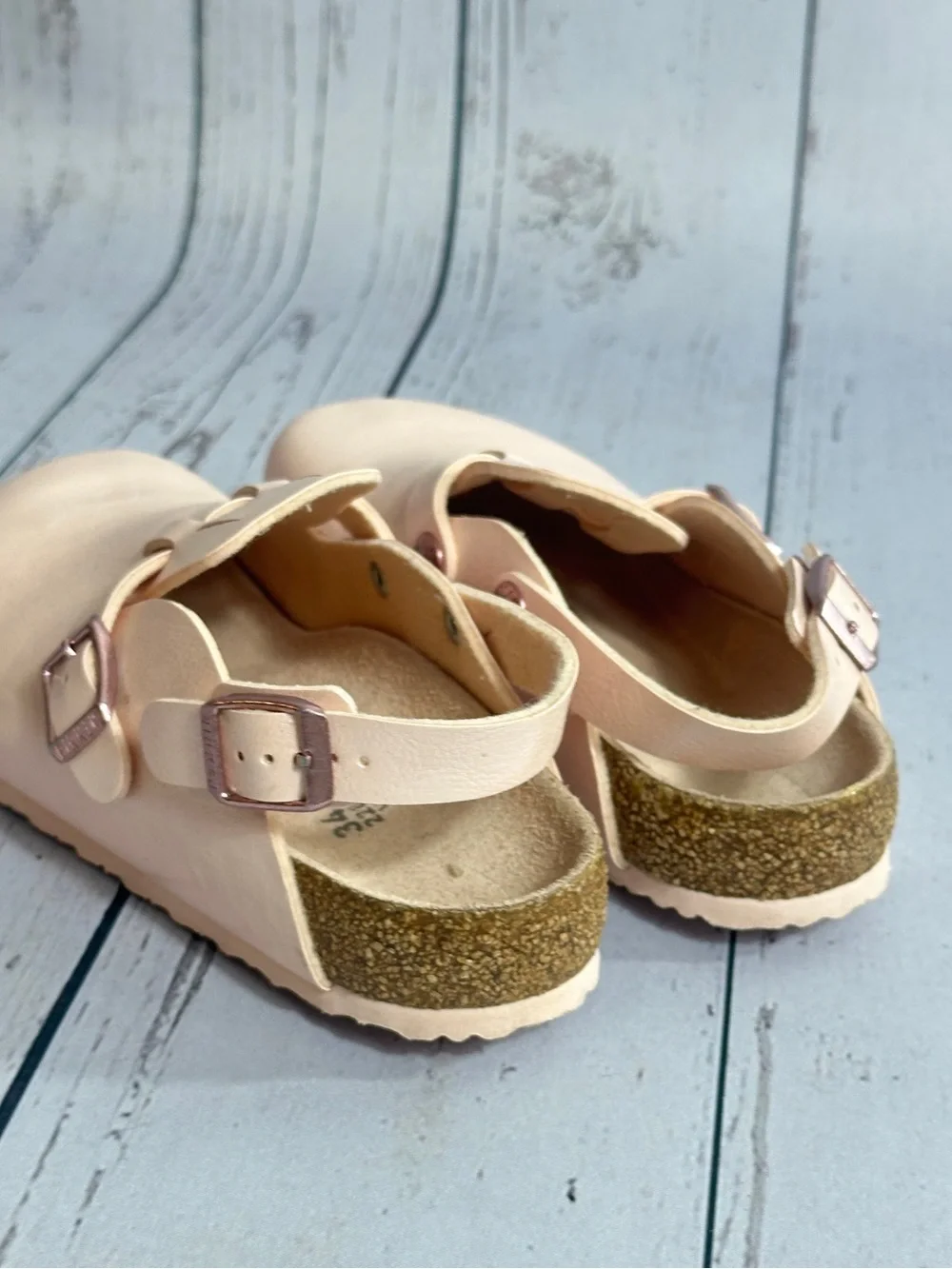 Birkenstock Kay Birko-Flor Clog size 34 (3 US) GRACEFUL LIGHT ROSE color